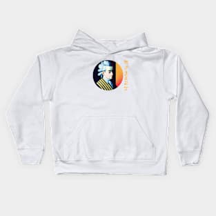 Wolfgang A Mozart Kids Hoodie